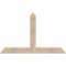 Ekena Millwork Portland Smooth Timber Gable Bracket, Douglas Fir, 60"W x 38"H x 1 1/2"D x 5 1/2"F, 15/12 Pitch GBW060X38X0206POR00SDF - alternate 1